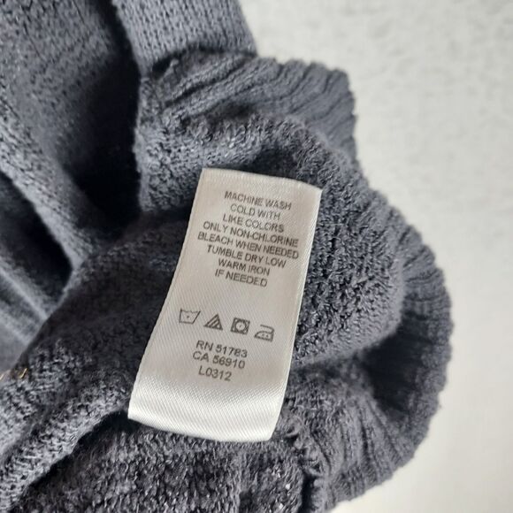 Maurices Women’s Open Front Cardigan Sweater Gray M Cotton Rayon USA Made - Picture 6 of 8